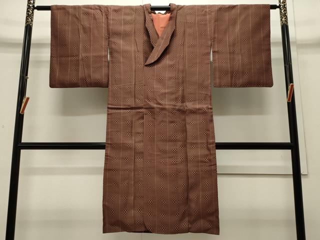 平和屋着物∞道行コート 吉祥間道 ロング丈 正絹 逸品 CAAW4910dy