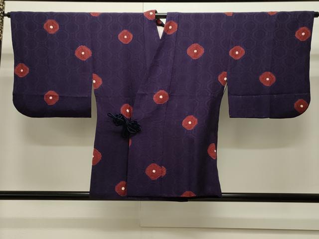 平和屋着物∞道中着 総絞り 七宝文 正絹 逸品 CAAW4936dy