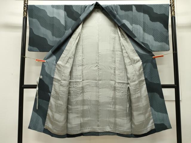 平和屋着物#道中着 作家物 麗羅 道長文 反端付き ロング丈 正絹 逸品 CAAW4979dy