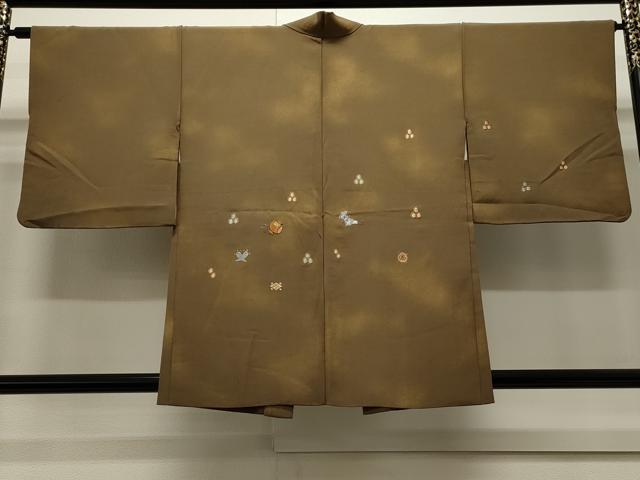 平和屋着物∞道行コート 総刺繍 宝尽くし文 暈し染め 正絹 逸品 CAAW4999dy