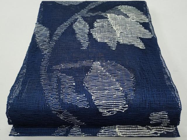 平和屋着物*夏物 八寸名古屋帯 羅 枝花文 正絹 逸品 CAAW5486fb