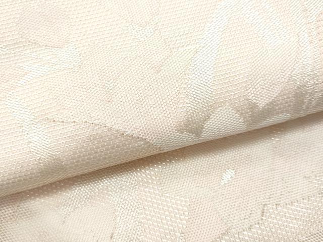 平和屋着物*夏物 九寸名古屋帯 秋草文 銀糸 正絹 逸品 CAAW5507fb