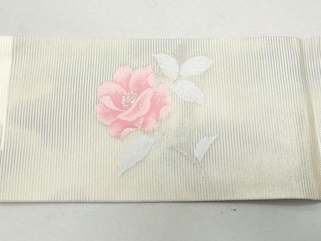 平和屋着物*夏物 九寸名古屋帯 枝花文 金銀糸 正絹 逸品 CAAW5508fb