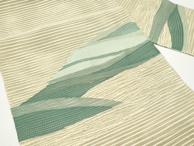 平和屋着物*夏物 八寸名古屋帯 霞文 正絹 逸品 CAAW5582fb