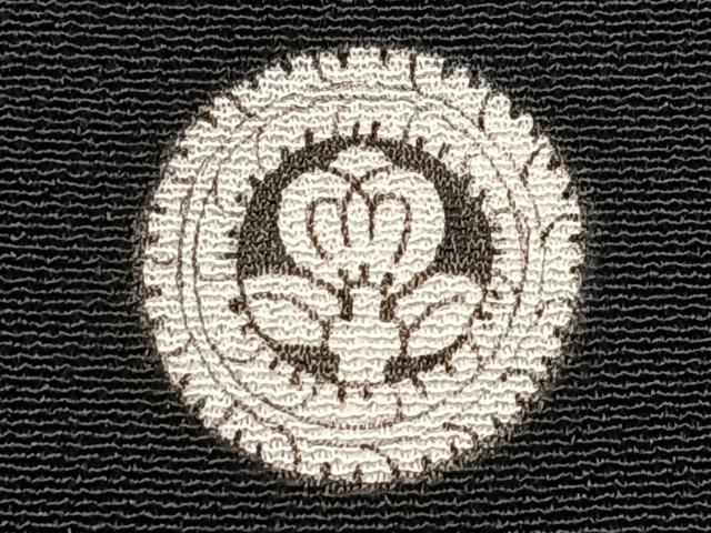 平和屋着物■豪華黒留袖 刺繍 雲取り花文 金彩 正絹 逸品 CAAW6279kb