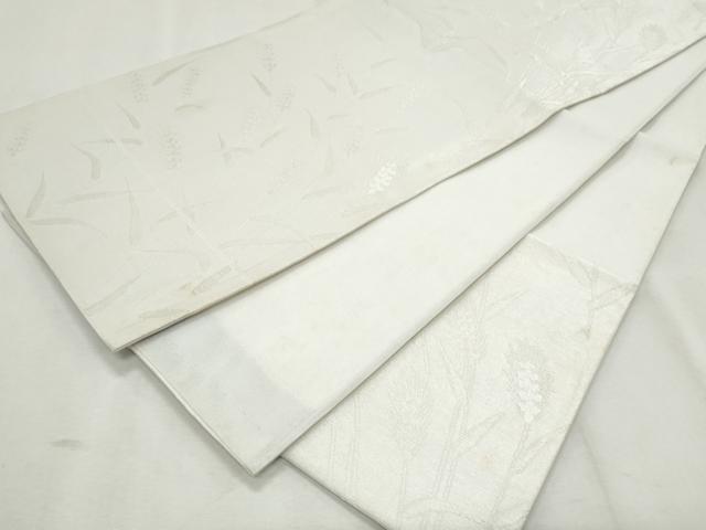 平和屋着物*夏物 六通柄 京袋帯 稲穂 銀糸 正絹 逸品 CAAW6651th