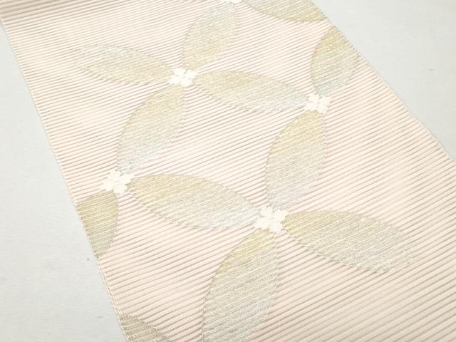 平和屋着物*夏物 八寸名古屋帯 絽綴れ 七宝文 金銀糸 正絹 逸品 CAAW6875fb