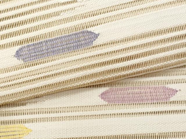 平和屋着物*夏物 八寸名古屋帯 絽綴れ 吉祥文 正絹 逸品 CAAW6883fb