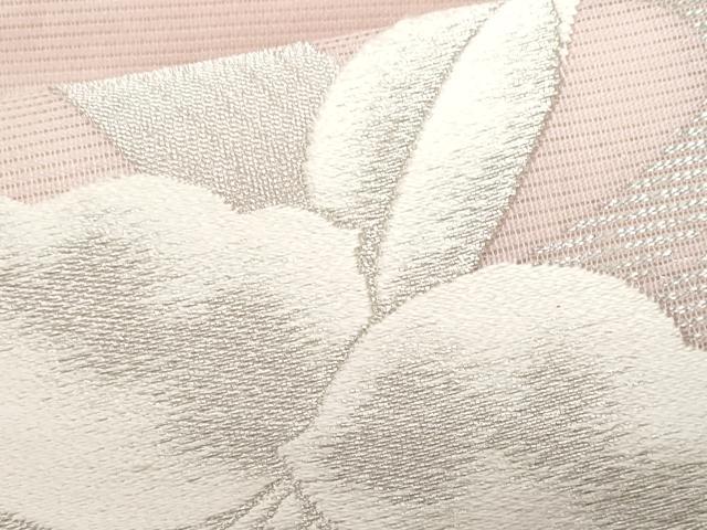 平和屋着物*夏物 九寸名古屋帯 流水花文 金銀糸 正絹 逸品 CAAW6903fb