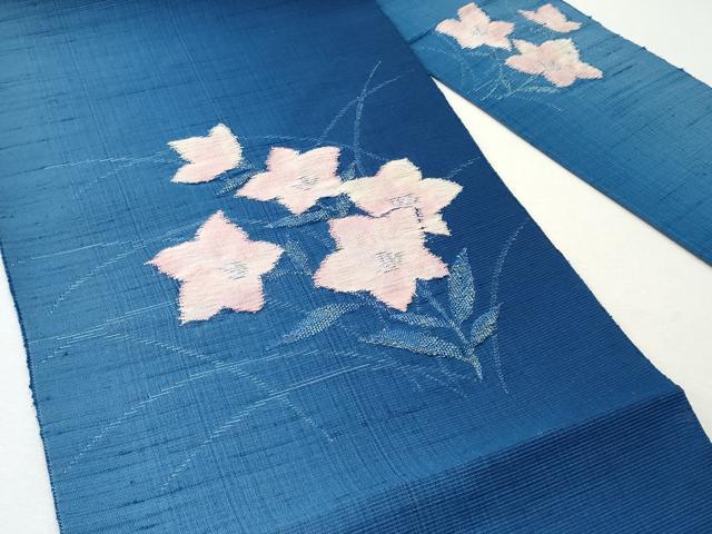 平和屋着物*夏物 八寸名古屋帯 桔梗 CAAW6912fb