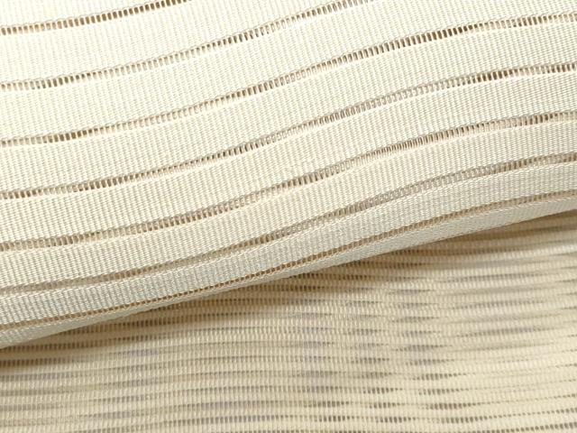 平和屋着物*夏物 八寸名古屋帯 絽綴れ よろけ縞 正絹 逸品 CAAW6919fb