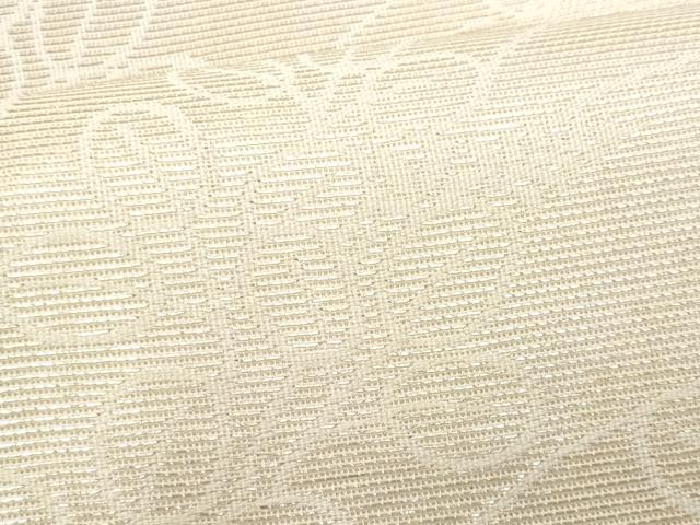 平和屋着物*夏物 六通柄京袋帯 萩 銀糸 正絹 逸品 CAAW6930fb