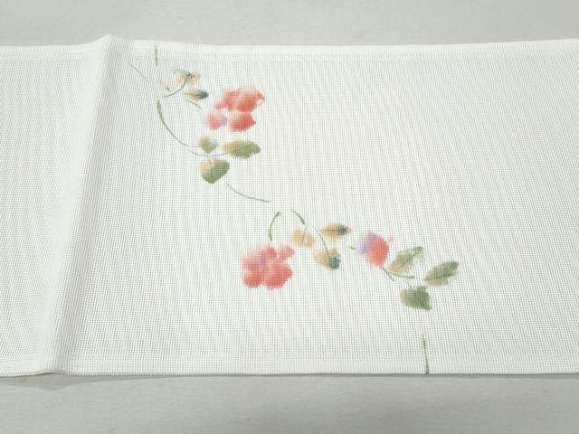 平和屋着物*夏物 太鼓柄京袋帯 枝花文 CAAW6936fb