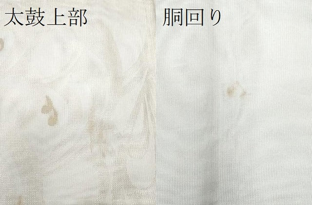 平和屋着物*夏物 六通柄京袋帯 立波文 金糸 CAAW6939fb