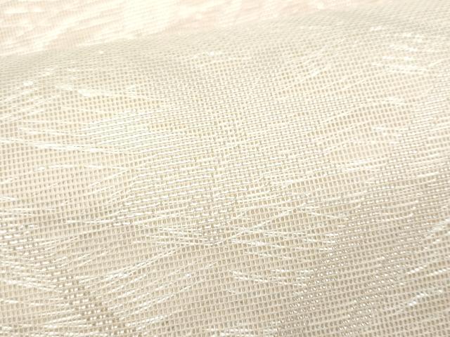 平和屋着物*夏物 六通柄袋帯 瓦楓文 銀糸 正絹 逸品 CAAW6954fb