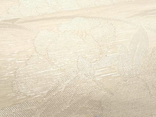平和屋着物*夏物 六通柄袋帯 草花文 銀糸 正絹 逸品 未使用 CAAW6956fb