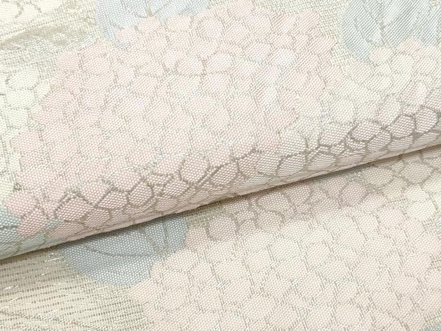 平和屋着物*夏物 六通柄袋帯 紫陽花 銀糸 正絹 逸品 CAAW6962fb