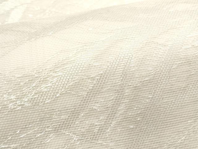 平和屋着物*夏物 六通柄袋帯 草木文 銀糸 正絹 逸品 CAAW6973fb