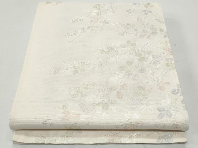 平和屋着物*夏物 六通柄袋帯 萩 金糸 正絹 逸品 CAAW6977fb