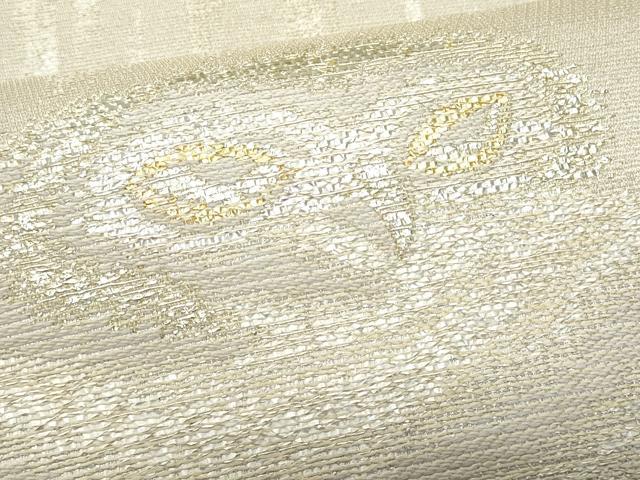 平和屋着物*夏物 太鼓柄袋帯 フクロウ 金銀糸 正絹 逸品 CAAW6990fb