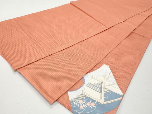 平和屋着物*夏物 太鼓柄袋帯 絽綴れ 人物花文 金銀糸 正絹 逸品 CAAW7006fb