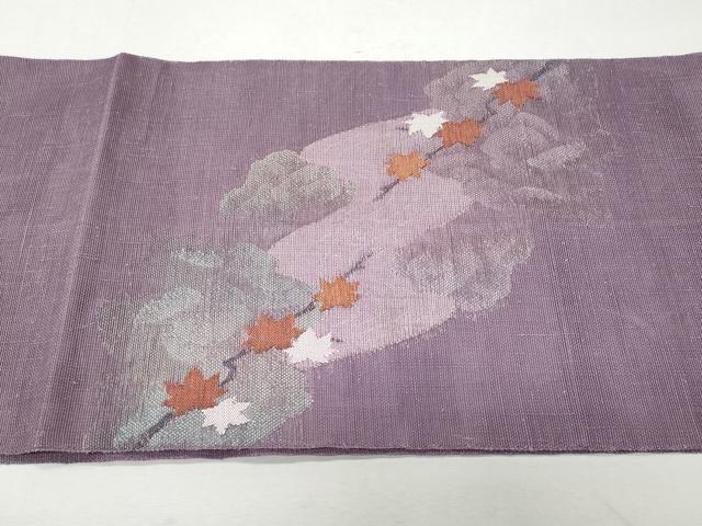 平和屋着物*夏物 太鼓柄袋帯 楓 正絹 逸品 CAAW7014fb