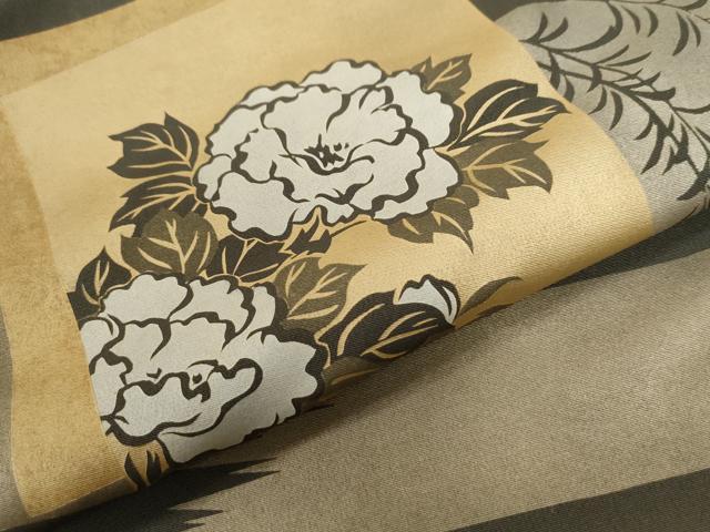 平和屋着物●豪華色留袖 駒刺繍 霞色紙重ね群鶴枝垂れ花文 金彩 正絹 逸品 未使用 CAAW7298yc