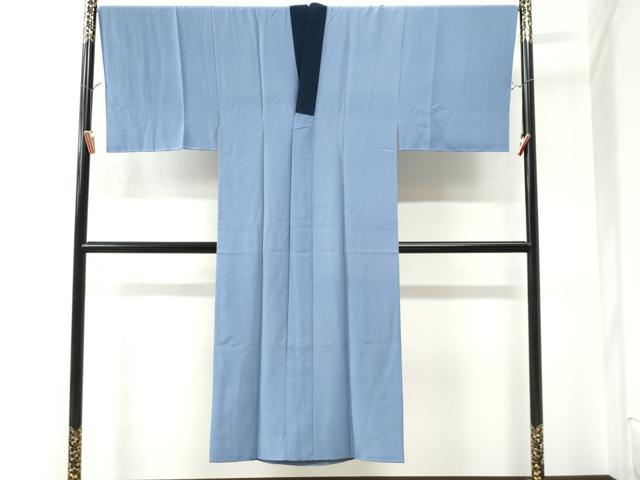 平和屋着物●男性 長襦袢 袷 作家物 手描き 遠山風景浜松文 暈し染め 金彩 正絹 逸品 CAAW7317yc