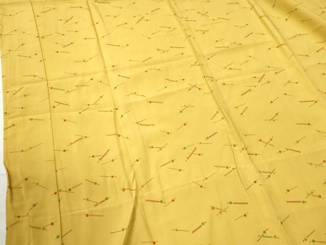 平和屋着物●長襦袢 無双仕立て 簪 正絹 逸品 CAAW7407yc