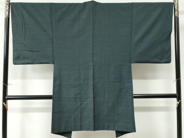 平和屋着物●男性 本場大島紬 アンサンブル 80亀甲 総詰め 正絹 逸品 CAAW7420yc