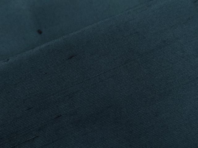 平和屋着物●男性 紬 アンサンブル 色無地 留紺色 正絹 逸品 未使用 CAAW7498yc
