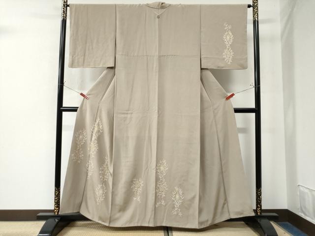 平和屋着物●訪問着 花唐草文 金彩 正絹 逸品 CAAW7650yc