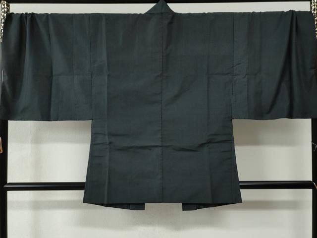平和屋着物●男性 お召 アンサンブル 亀甲柄 キングサイズ 正絹 逸品 CAAW7742yc