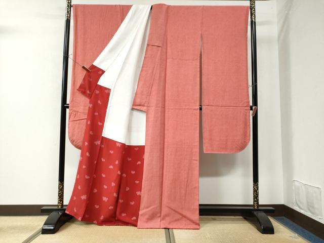平和屋着物●希少 竺仙 振袖 江戸小紋 鮫小紋柄 正絹 逸品 CAAW7809yc