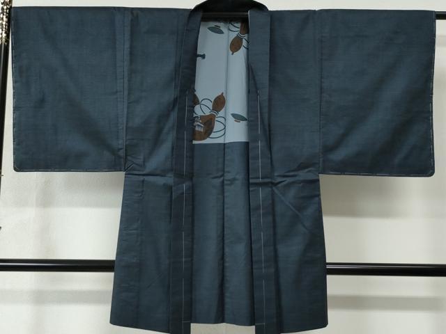 平和屋着物●男性 本場大島紬 アンサンブル 100亀甲 総詰め 正絹 逸品 未使用 CAAW7947yc