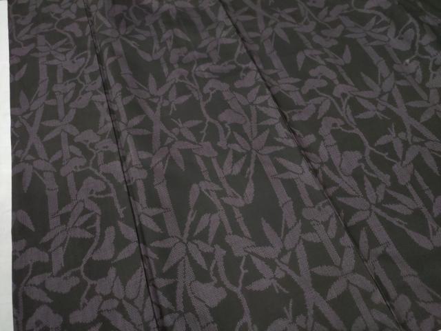 平和屋着物●本場大島紬 7マルキ 笹竹枝松文 正絹 逸品 CAAW8016yc