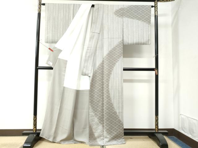 平和屋着物●創業明治元年、京の老舗【小糸染芸】 小糸敏夫 訪問着 立波菱文 暈し染め やまと誂製 正絹 逸品 CAAW8066yc