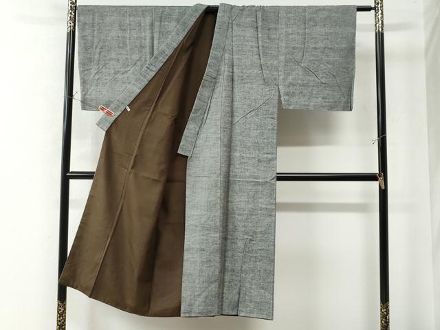 平和屋着物●男性 紬 霞文 さが美扱い 正絹 逸品 CAAW8122yc