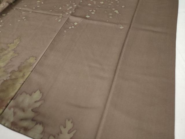 平和屋着物●訪問着 枝葉文 金彩 正絹 逸品 CAAW8220yc