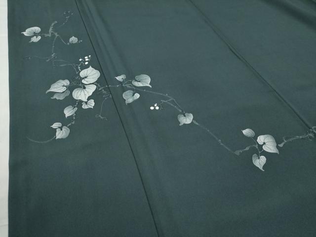平和屋着物●訪問着 蔦の葉文 正絹 逸品 CAAW8490yc
