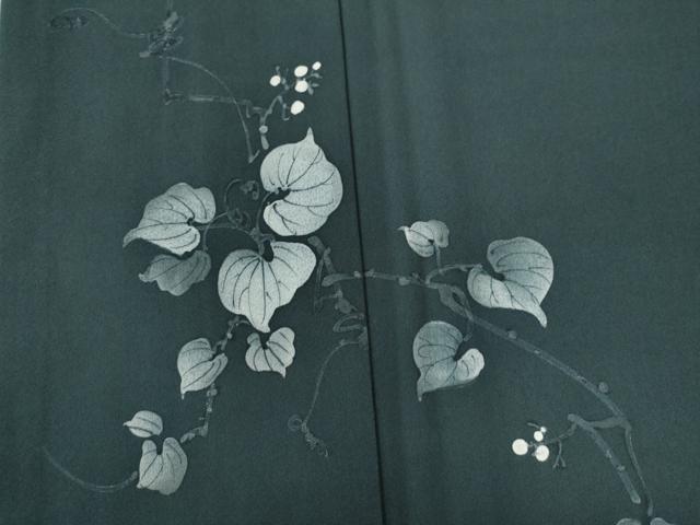 平和屋着物●訪問着 蔦の葉文 正絹 逸品 CAAW8490yc