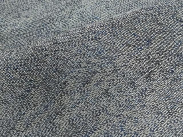 平和屋着物●本場大島紬 やたら織 残糸織 霞文 正絹 逸品 CAAW8534yc
