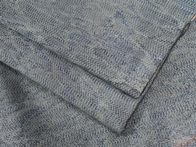 平和屋着物●本場大島紬 やたら織 残糸織 霞文 正絹 逸品 CAAW8534yc
