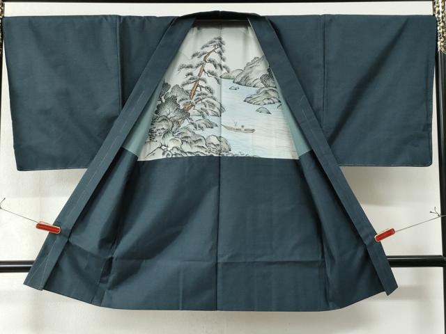 平和屋着物●男性 本場村山大島紬 アンサンブル 80亀甲 総詰め 田代織物謹製 証紙付き 正絹 逸品 CAAW8539yc