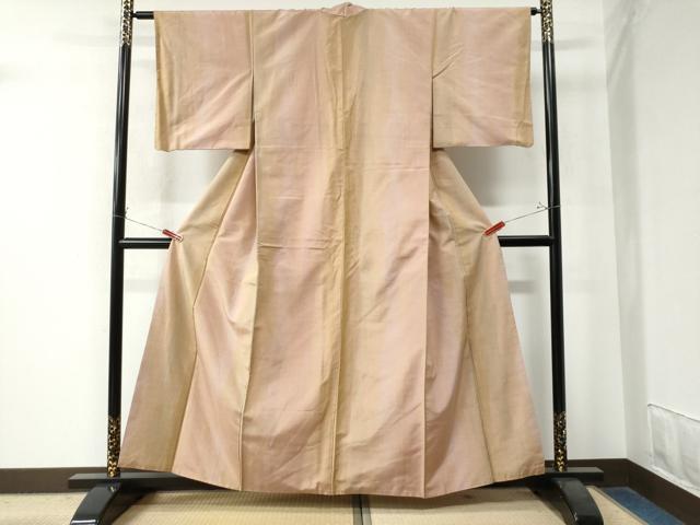 平和屋着物●上質な紬 霞文 正絹 逸品 CAAW8781yc