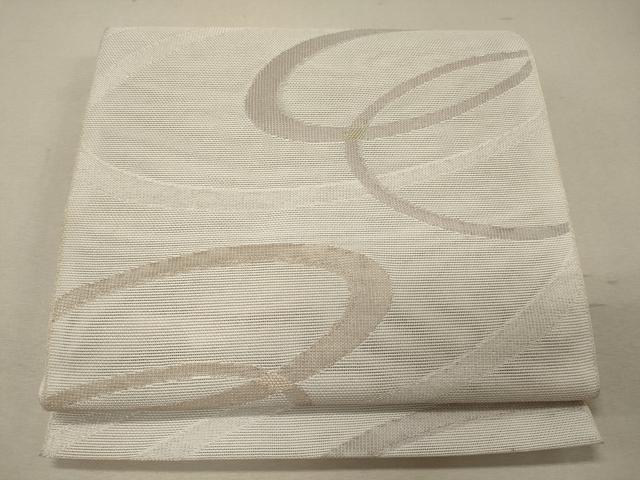 平和屋着物*夏物 八寸名古屋帯 幾何学文 化繊 CAAW8928oy