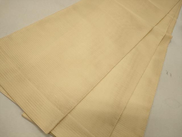 平和屋着物*夏物 全通柄袋帯 卵色 正絹 逸品 CAAW8945oy