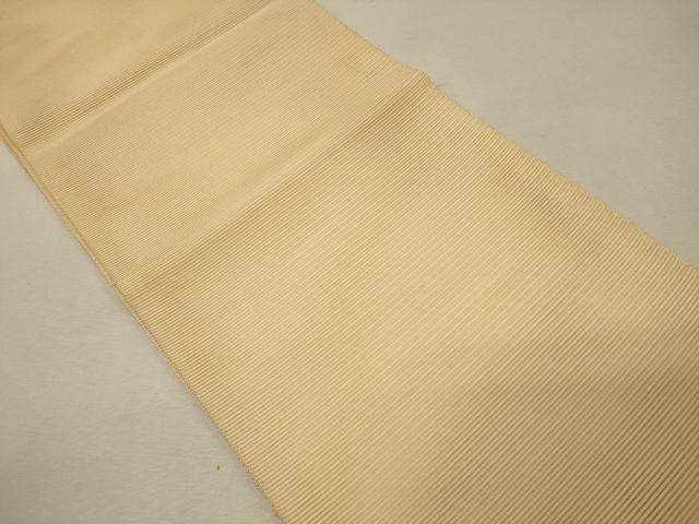 平和屋着物*夏物 全通柄袋帯 卵色 正絹 逸品 CAAW8945oy