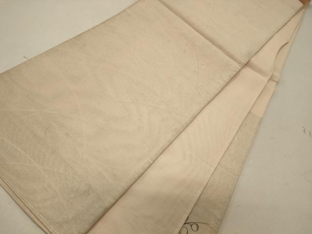 平和屋着物*夏物 太鼓柄袋帯 手描き 駒刺繍 地紙花文 金銀彩 正絹 逸品 CAAW8947oy