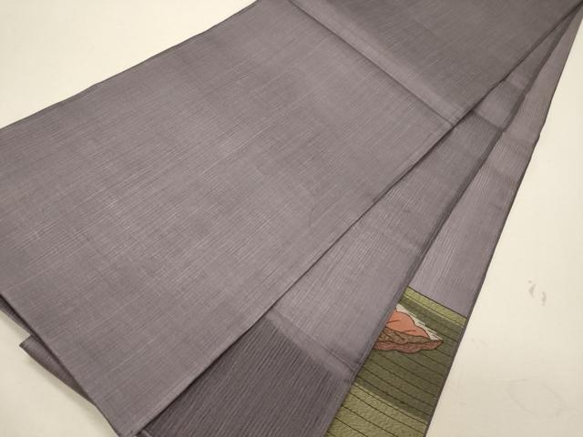 平和屋着物*明綴れ 夏物 太鼓柄袋帯 枝葉文 正絹 逸品 CAAW9039oy
